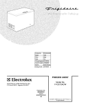 COVER Diagram and Parts List for FFC07C4CW2  Frigidaire Freezer