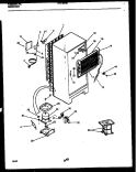 SYSTEM AND AUTOMATIC DEFROST PARTS Diagram and Parts List for TPK180HN2W  Kelvinator Refrigerator