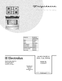 COVER Diagram and Parts List for FCS367FCB  Frigidaire Range