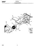 AIR HANDLING PARTS Diagram and Parts List for FAV157W1A1  Frigidaire Air Conditioner