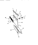 OUTER DOOR Diagram and Parts List for DWU2005T3W  Kelvinator Dishwasher