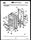 DOOR PARTS Diagram and Parts List for FV16M2DSFC  Gibson Freezer
