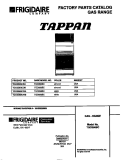 COVER Diagram and Parts List for TGO356BCDB  Tappan Range