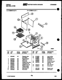 WRAPPER AND BODY PARTS Diagram and Parts List for 12-3699-00-01  Tappan Wall Oven