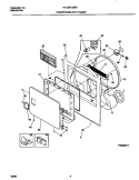 FRONT PANEL/LINT FILTER Diagram and Parts List for 41759012890  Kenmore Dryer