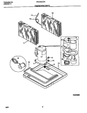 COMPRESSOR PARTS Diagram and Parts List for WAC052G7A1  Frigidaire Air Conditioner