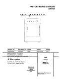 COVER Diagram and Parts List for GSGR642AS5  Frigidaire Dryer