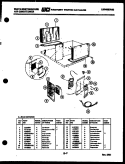 CABINET PARTS Diagram and Parts List for RT194LCW0  Frigidaire Refrigerator
