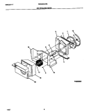 AIR HANDLING PARTS Diagram and Parts List for WAC052G7A2  Frigidaire Air Conditioner