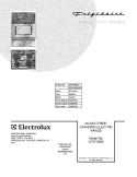 COVER Diagram and Parts List for CFEF358EC3  Frigidaire Range