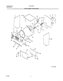 DRY CAB, DRM, HTR Diagram and Parts List for WLXG42REW1  Westinghouse Washer Dryer Combo