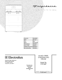 COVER Diagram and Parts List for FGF328FBA  Frigidaire Range