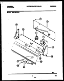 CONSOLE AND CONTROL PARTS Diagram and Parts List for MWX121RBWL0  Frigidaire Washer