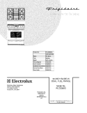 COVER Diagram and Parts List for PLCS389DCC  Frigidaire Range