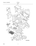 Part Location Diagram of 318335501 Frigidaire Anti-tip & accessories