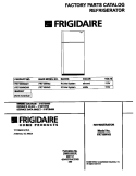 COVER Diagram and Parts List for FRT18NNGD1  Frigidaire Refrigerator