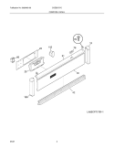 Part Location Diagram of 318111602 Frigidaire BRACKET