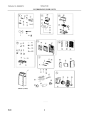 RECOMMEMDED SPARE PARTS Diagram and Parts List for FAP094T1ZC  Frigidaire Air Conditioner