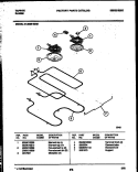 BROILER PARTS Diagram and Parts List for 31-2239-00-06  Tappan Range