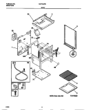 BODY Diagram and Parts List for MGF300PBDD  Frigidaire Range