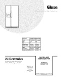 COVER Diagram and Parts List for GRS23R4CQ3  Gibson Refrigerator