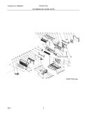 RECOMMENDED SPARE PARTS Diagram and Parts List for FRP90PTT2A0  Frigidaire Air Conditioner