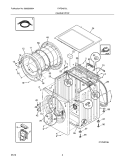 Part Location Diagram of 137021846 Frigidaire PANEL-FRONT
