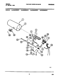 GAS VALVE, BURNER ASMY. Diagram and Parts List for GDG336RBD1  Gibson Dryer