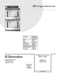 COVER Diagram and Parts List for FEB27T6DCB  Frigidaire Wall Oven