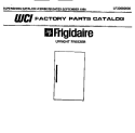 COVER Diagram and Parts List for UFP19DL4  Frigidaire Freezer