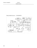 WIRING DIAGRAM Diagram and Parts List for LAD504TDL0  Frigidaire Dehumidifier