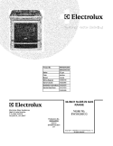 COVER Diagram and Parts List for EW30GS6CGS6  Electrolux Range