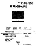COVER Diagram and Parts List for FEC3026HSA  Frigidaire Cooktop