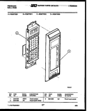 CONTROL PANEL Diagram and Parts List for REM77BDB0  Frigidaire Microwave Oven Combo