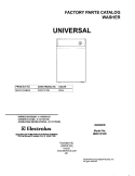 COVER Diagram and Parts List for MWX121REW4  Uni Washer