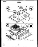 COOKTOP AND BROILER DRAWER PARTS Diagram and Parts List for CGC3M6DXH  Gibson Range