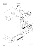 CABINET Diagram and Parts List for GRT15B3BW1  Gibson Refrigerator