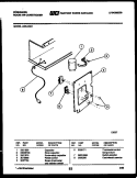 Part Location Diagram of 3015686 Frigidaire PANEL-CONTROL