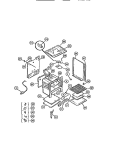 BODY Diagram and Parts List for CGC4S8DXF  Gibson Range