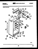 CABINET PARTS Diagram and Parts List for FPDA18TLL0  Frigidaire Refrigerator