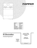 COVER Diagram and Parts List for TGF350MXDSA  Tappan Range