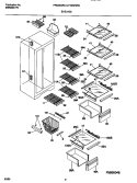 Part Location Diagram of 5303288962 Frigidaire SHELF-FREEZER, FIXED WIRE