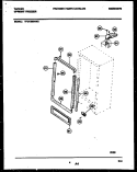CABINET PARTS Diagram and Parts List for TFU12M0AW2  Tappan Freezer