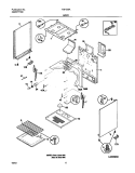 BODY Diagram and Parts List for TGF336AWC  Tappan Range