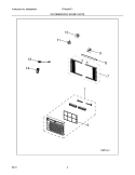 Part Location Diagram of 5304472190 Frigidaire RAIL