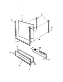Part Location Diagram of S443607 Frigidaire PANEL, SERVICE, BLACK