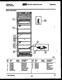 SHELVES AND SUPPORTS Diagram and Parts List for FCDWF135E2  Frigidaire Refrigerator