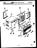 CABINET PARTS Diagram and Parts List for AL05A6ESBB  Gibson Air Conditioner