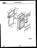 DOOR PARTS Diagram and Parts List for MRT15CRBZ1  Uni Refrigerator