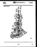 TRANSMISSION PARTS Diagram and Parts List for WA24P2DVFA  Gibson Washer